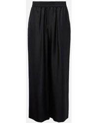 Lisa Yang - Pantalones Anchos De Seda - Lyst