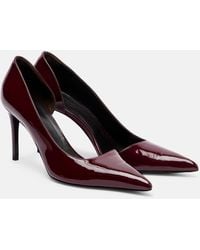 KHAITE - Jett D'Orsay 85 Patent Leather Pumps - Lyst