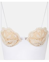 Magda Butrym - Crochet Cotton Bustier Top - Lyst