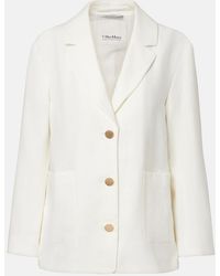 Max Mara - Max Mara Carlotta Linen Blazer - Lyst