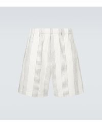 Commas - Bermuda Textured Striped - Lyst