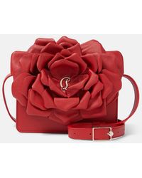 Christian Louboutin - Loubi54 Applique Leather Crossbody Bag - Lyst