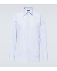 Tom Ford - Chemise rayee en coton - Lyst