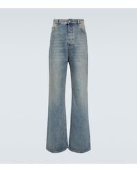 Loewe - Faded Wide-Leg Jeans - Lyst