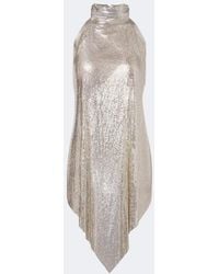 Stella McCartney - Asymmetric Open-Back Chainmail Top - Lyst