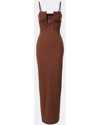 Christopher Esber - Arced Ruched Maxi Dress - Lyst