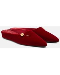 Herbert Levine - Sleep On It Velvet Mules - Lyst