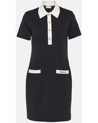 Moncler - Logo Cotton-blend Shirt Dress - Lyst