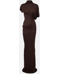 Rick Owens - Lilith Draped Jersey Gown - Lyst