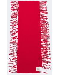 TOTEME - Fringed Wool And Cashmere Scarf - Lyst