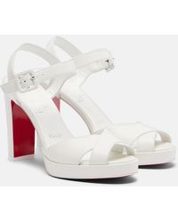 Christian Louboutin - Cora Leather Sandals - Lyst