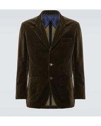 Brioni - Single-breasted Velvet Blazer - Lyst