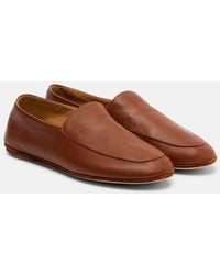 Loro Piana - Anton Walk Leather Loafers - Lyst