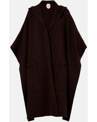 Jardin Des Orangers - Hooded Wool And Cashmere Cape - Lyst