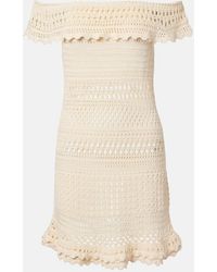 Isabel Marant - Zoa Crochet Cotton-Blend Minidress - Lyst