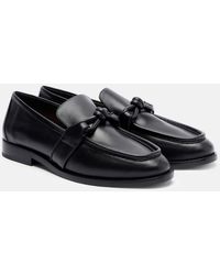 Bottega Veneta - Astaire Knotted Leather Loafers - Lyst