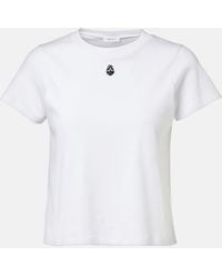 McQueen - T-Shirt With Embroidery - Lyst