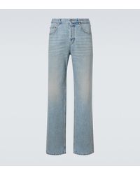 Saint Laurent - Mid-Rise Straight Jeans - Lyst