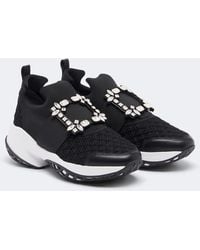 Roger Vivier - Verzierte Sneakers Viv' Run - Lyst