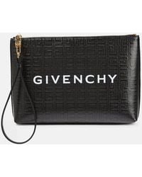 Givenchy - Bustina 4G Large in canvas coated - Lyst