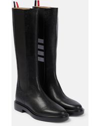 Thom Browne - Leather Knee-high Boots - Lyst