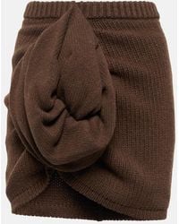 Magda Butrym - Cashmere Miniskirt - Lyst