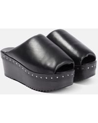 Rick Owens - Platform Clog Mules - Lyst