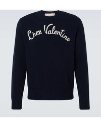 Valentino - Chez Virgin Wool Sweater - Lyst