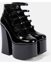 Marc Jacobs - Kiki Patent Leather Platform Ankle Boots - Lyst