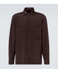 Saman Amel - Hemd Aus Seide - Lyst