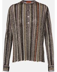 Missoni - Striped Blouse - Lyst
