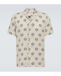 Orlebar Brown - Marne Cotton-Blend Jacquard Bowling Shirt - Lyst