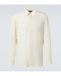 Tom Ford - Paisley Silk Crepe De Chine Shirt - Lyst