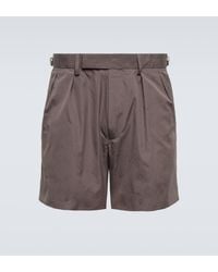 Dries Van Noten - Pelmont Cotton Shorts - Lyst