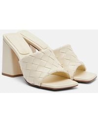 Bottega Veneta - Parco 90 Intrecciato Leather Mules - Lyst