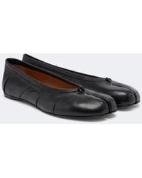 Maison Margiela - Tabi Leather Ballet Flats - Lyst