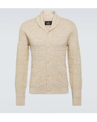 RRL - Cotton And Linen Cardigan - Lyst
