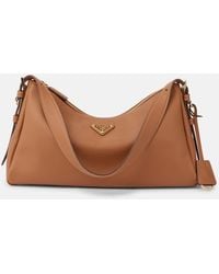 Prada - Aimee Medium Leather Shoulder Bag - Lyst