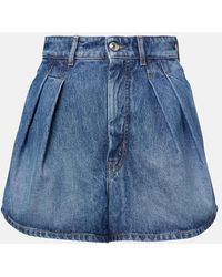 Sportmax - Shorts Ghibra De Denim - Lyst