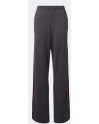 Gucci - Wool-Blend Wide-Leg Pants - Lyst