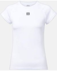 Loewe - T-Shirt Anagram Aus Einem Baumwollgemisch - Lyst