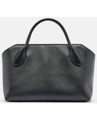 The Row - Terrasse Medium Leather Top-Handle Bag - Lyst