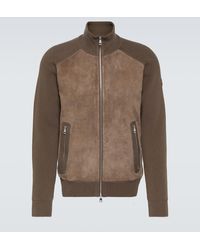 Moncler - Cotton Zip-up Sweater - Lyst