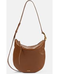 Jil Sander - Moon Medium Leather Shoulder Bag - Lyst
