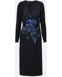 Dries Van Noten - Vestido Midi Con Lentejuelas - Lyst