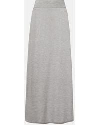 TOTEME - Knitted Maxi Skirt - Lyst
