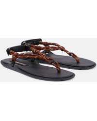 Miu Miu - Sandali Infradito Riviere - Lyst