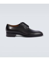 Christian Louboutin - Chambeliss Leather Derby Shoes - Lyst