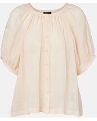 Loro Piana - Blusa Gritt De Ramio - Lyst