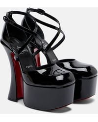 Christian Louboutin - Aquadorcet Patent Leather Platform Pumps - Lyst